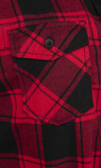 Brandit Gracey дамска дълга риза без ръкави, червено и черно