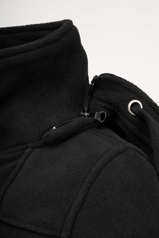 Брандит Женско палто от полар с квадратна форма, черно