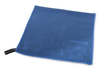 Микро кърпа Pinguin Карта 60 x 120 cm, синя
