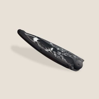 Нож за затваряне Deejo Природа от черно абаносово дърво Елен