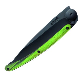 Нож за затваряне Deejo Black green beech