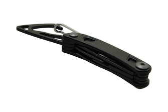 Baladeo ECO205 Tech многофункционален мини нож, 5 функции, черен