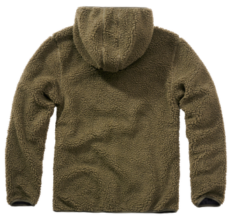 Brandit Teddyfleece Worker Pullover, горско зелено