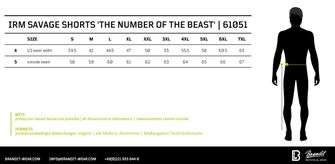 Brandit Iron Maiden Savage шорти The Number of The Beast, darkcamo