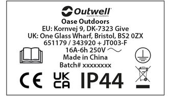 Outwell Конверзионен адаптер Opus 0.3 Mtr.