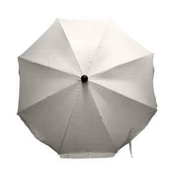 Origin Outdoors Плажен чадър със сребристо покритие, UPF 50+ и механизъм за сгъване