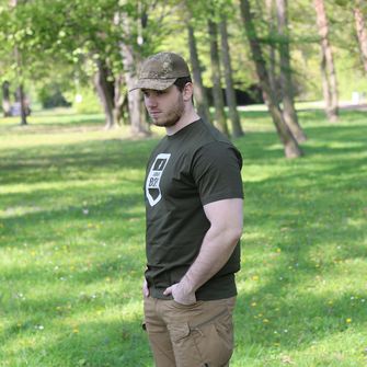 DRAGOWA Тениска с къс ръкав Army Boy, маслиненозелена, 160 г/м2
