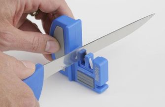 Заточващо устройство за ножове за филе и куки, 2-степенна шлайфмашина за ножове с шлайф за куки