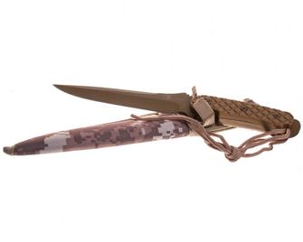 Нож за оцеляване, цифров пустинен, 32 см