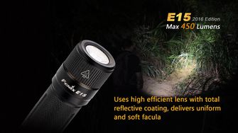 LED фенерче Fenix E15 XP-G2, 450 лумена