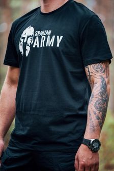 DRAGOWA Тениска с къс ръкав Spartan Army, червена, 160 г/м2