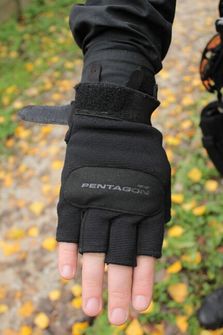 Pentagon Duty Mechanic Ръкавици без пръсти 1/2, черни