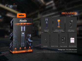 Fenix ​​C7 Акумулаторен фенер