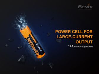 Високотокова батерия Fenix 18650 3000 mAh (Li-Ion)