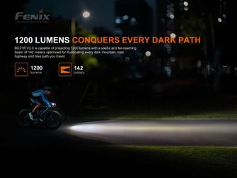 Акумулаторна лампа за колело Fenix ​​BC21R V3.0