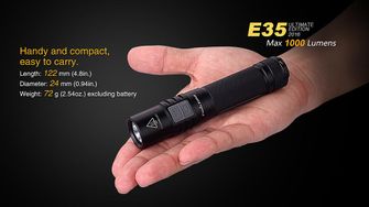 Fenix LED фенерче E35 Ultimate Edition, 1000 лумена