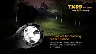 LED фенерче Fenix TK09 XP-L, 900 лумена