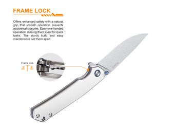 Нож Ruike P801 - оранжев