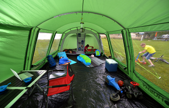 Husky Палатка Caravan 22 зелена