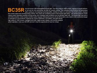 Акумулаторна светлина за велосипед Fenix BC35R (1800 лумена)