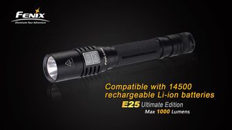 Фенерче Fenix E25 Ultimate Edition, 1000 лумена