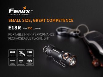 Акумулаторно фенерче Fenix E18R, 750 лумена
