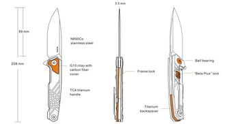 Сгъваем джобен нож Ruike M875-TZ