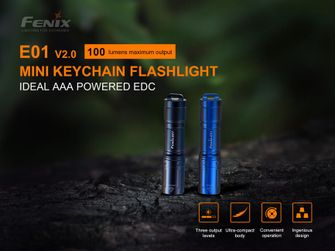 Fenix мини фенерче E01 V2.0
