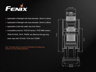 Fenix ​​ALC-01 Въртящ се калъф за фенер