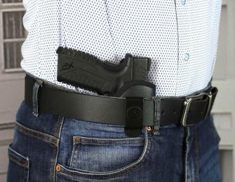 Falco Smith IWB Найлонов калъф за носене в панталона Glock 42 черен десен