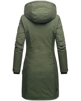 Navahoo LETIZIAA дамско зимно палто с качулка, маслиненозелено