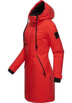 Navahoo LETIZIAA дамско зимно палто с качулка, червено