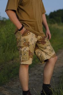 MFH BDU мъжки къси панталони, 6-цветен пустинен камуфлаж