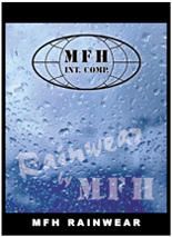 MFH непромокаемо яке за дъжд PVC, черно