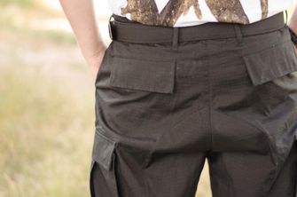 MFH BDU Мъжки панталони Rip-Stop Black