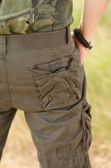 Mil-tec Vintage къси панталони Prewash Black
