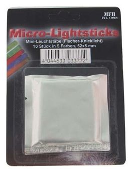 MFH Мини химически светещи пръчици 5 цвята 10 броя