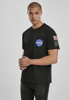 NASA Мъжка тениска Insignia logo flag, черна
