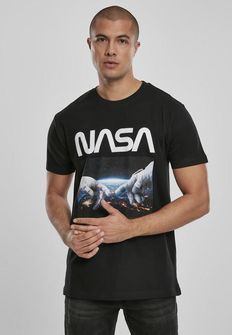 NASA Мъжка тениска Astronaut Hands, черна