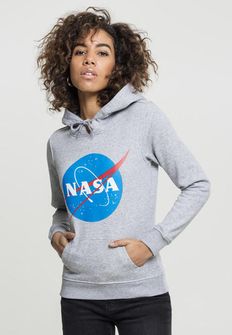 Дамска блуза с качулка NASA Insignia, сива