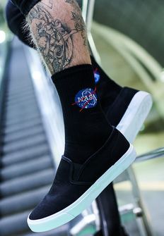 Мъжки чорапи на NASA, черни