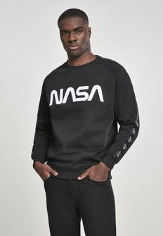 Мъжки суитшърт NASA Wormlogo Rocket, черен