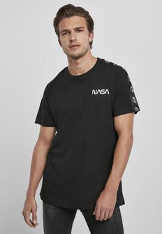 NASA Мъжка тениска Rocket Tape, черна