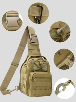 WARAGOD Soldat Assault S чанта тип кръстосано тяло, дигитален пустинен камуфлаж