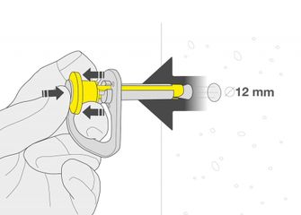 Petzl Coeur Pulse 12 мм Анкерен болт от неръждаема стомана