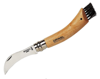 Opinel N8 Иноксов нож за гъби, дървена кутия