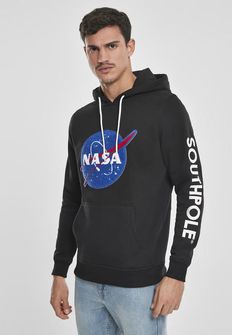 Мъжка блуза с качулка NASA Southpole Insignia Logo, черна