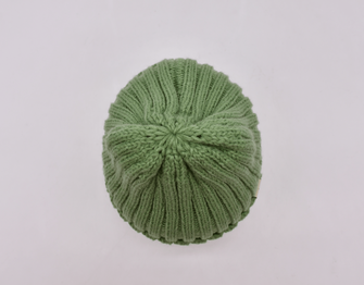 WARAGOD Vallborg Плетена шапка, зелена 