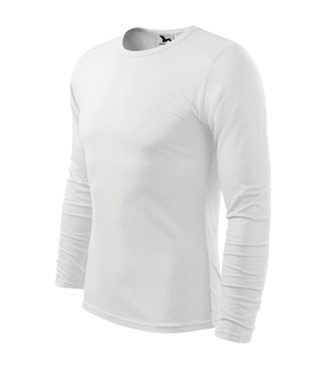 Malfini Fit-T Тениска с дълъг ръкав, бяла, 160 г/м2