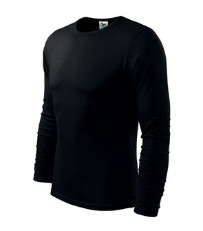 Malfini Fit-T Тениска с дълъг ръкав, черна, 160 г/м2